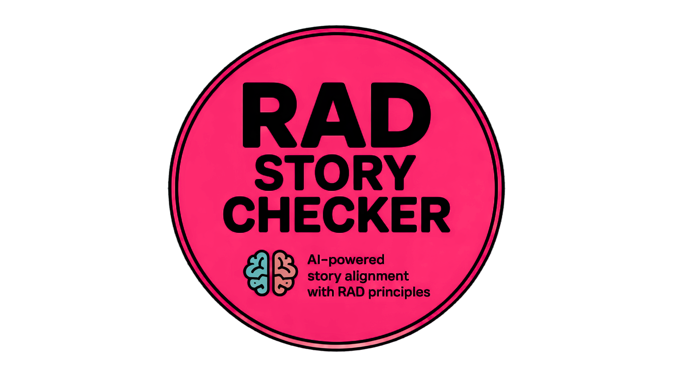 RAD Story Checker badge